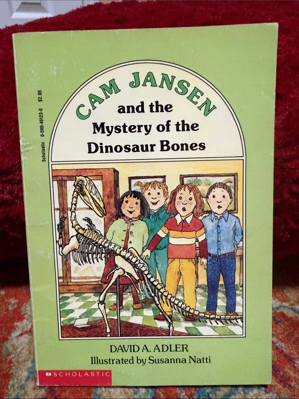 Cam Jansen and the mystery of the dinosaur bones by David A. Adler vintage copy
